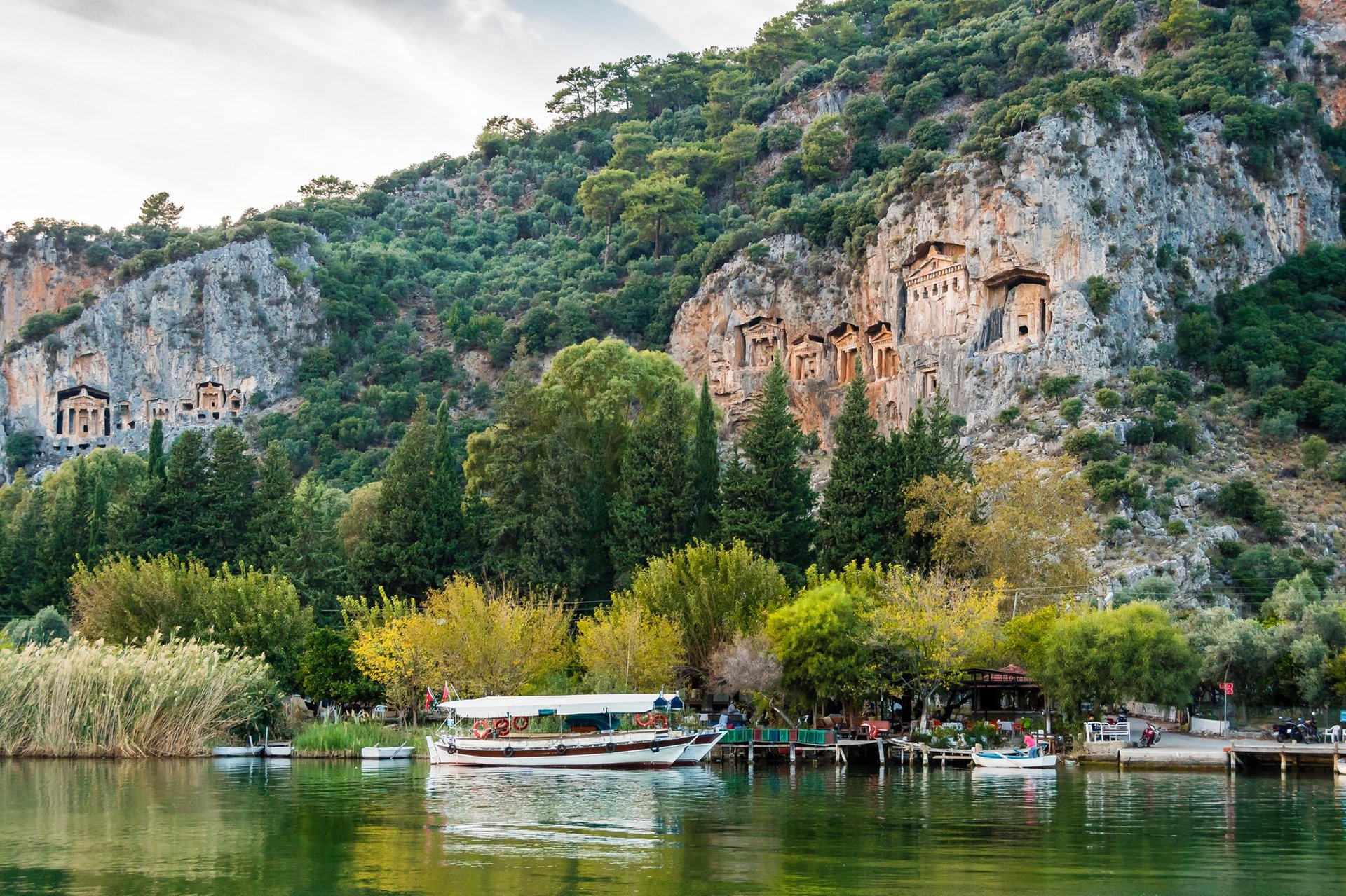 A detailed view of Dalyan