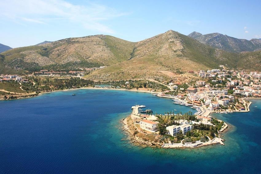 A detailed view of Datça