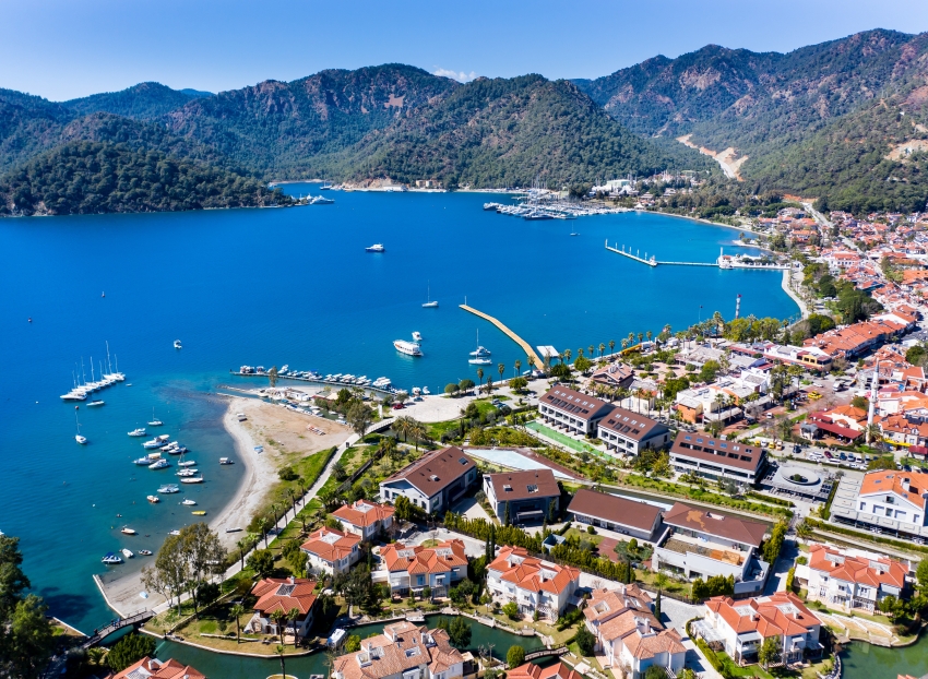 A detailed view of Fethiye