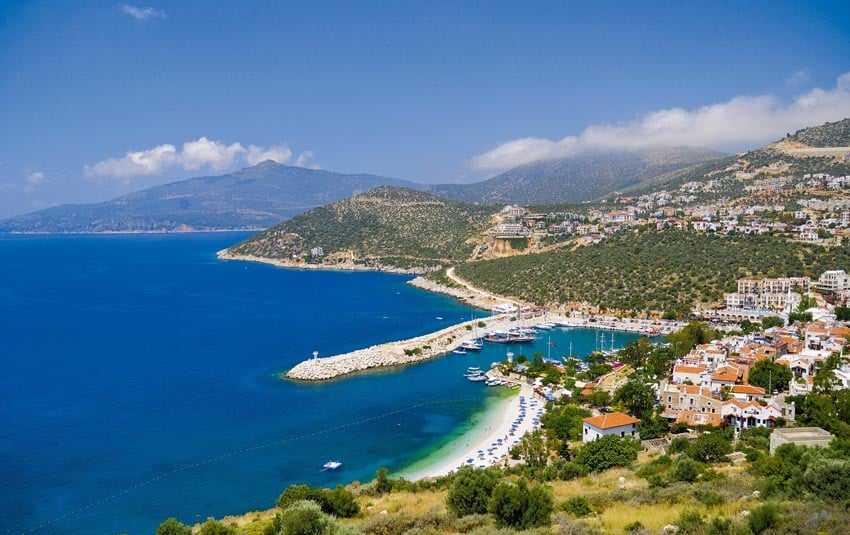 A detailed view of Kalkan
