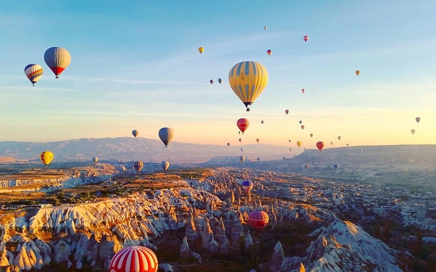 A detailed view of Cappadocia