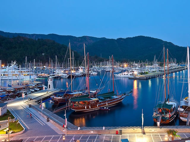 A view of Marmaris's majestic harbor