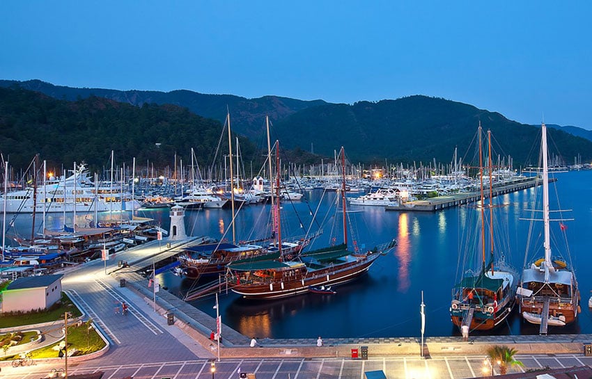 A detailed view of Marmaris