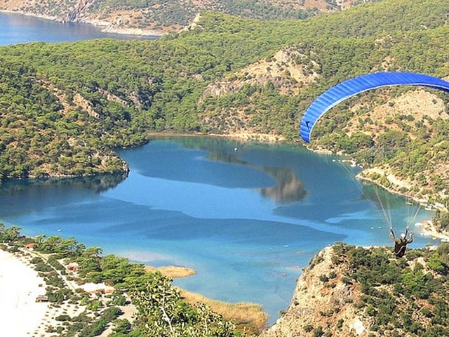 A view of the Blue Lagoon in Ölüdeniz