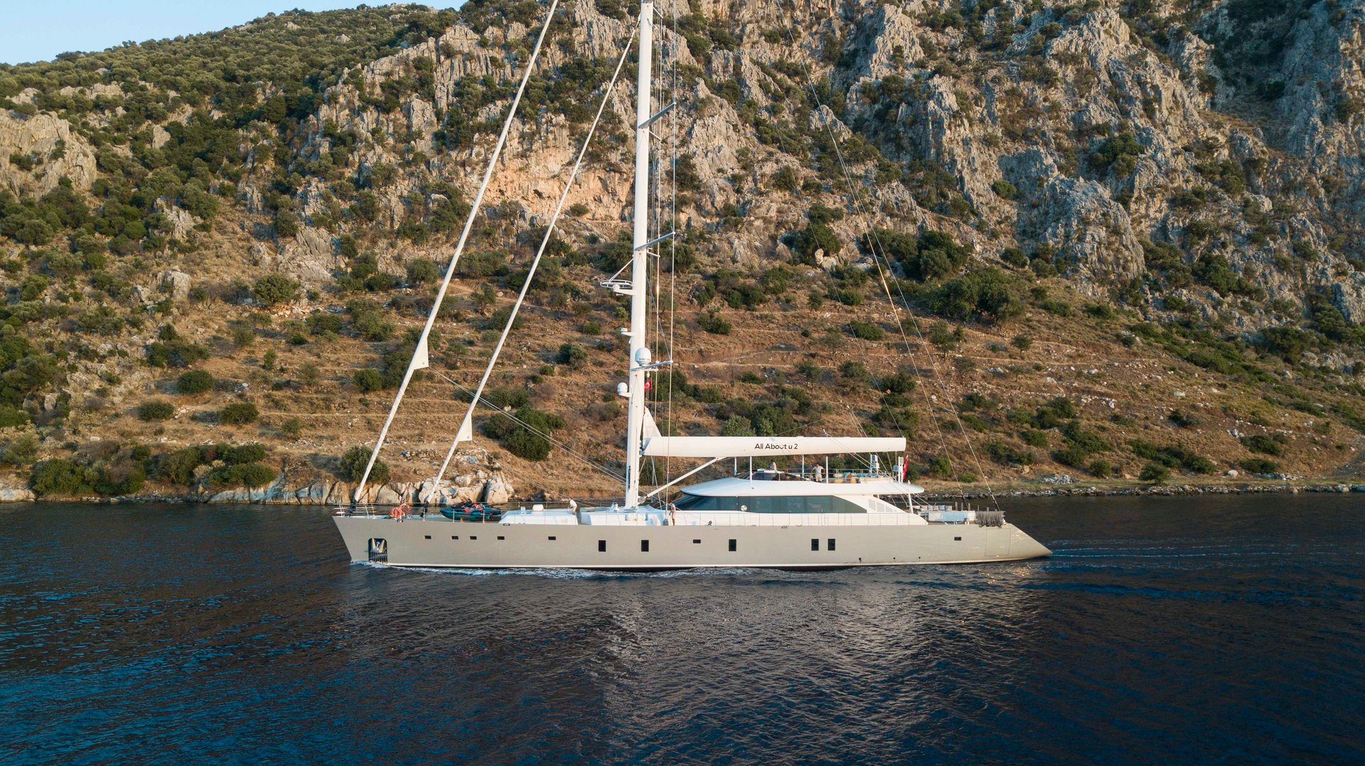 All About U 2 yacht aerial view