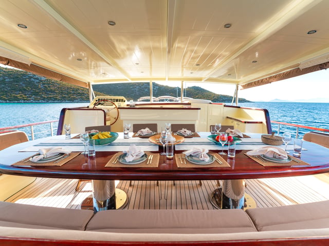 Always Smile yacht interior or exterior view
