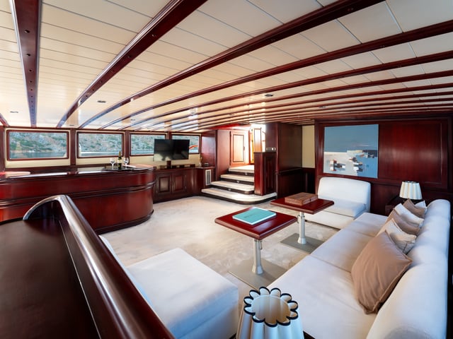 Always Smile yacht interior or exterior view
