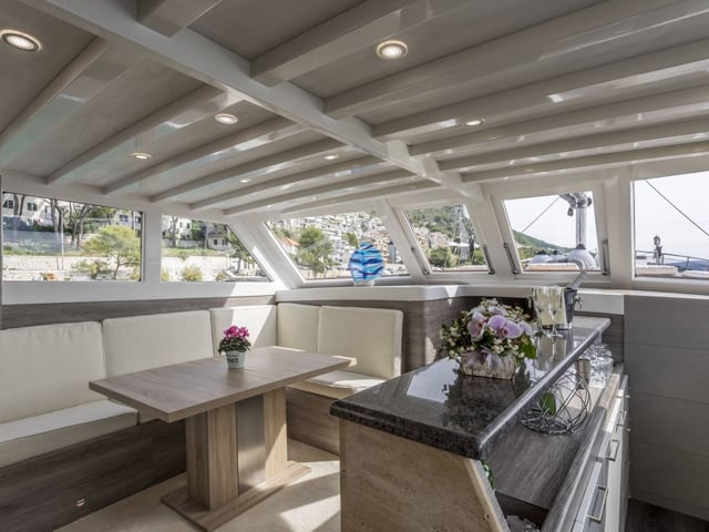 Andeo yacht interior or exterior view