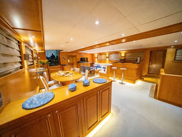 Babylon yacht interior or exterior view