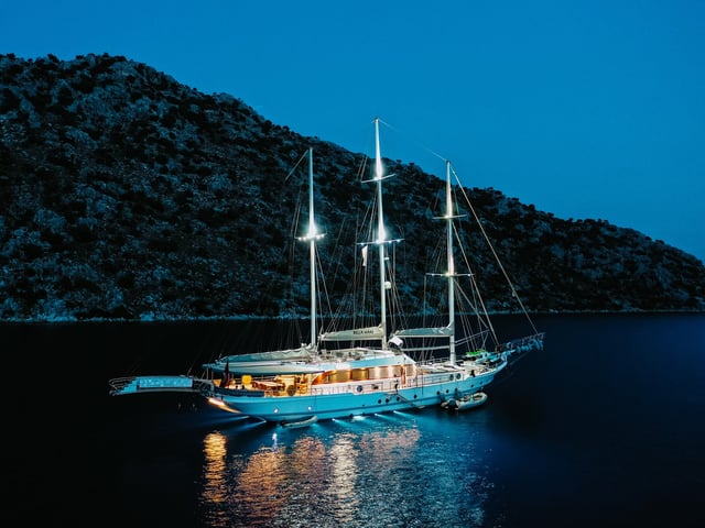 Bella Mare yacht interior or exterior view