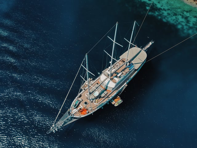 Bella Mare yacht interior or exterior view