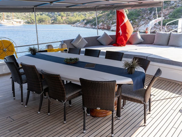 Bella Mare yacht interior or exterior view