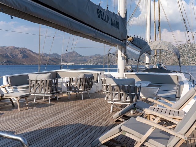 Bella Mare yacht interior or exterior view