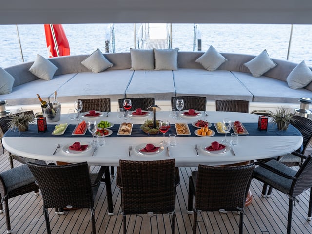 Bella Mare yacht interior or exterior view