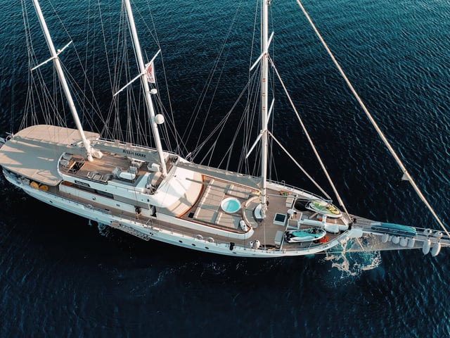 Bella Mare yacht interior or exterior view