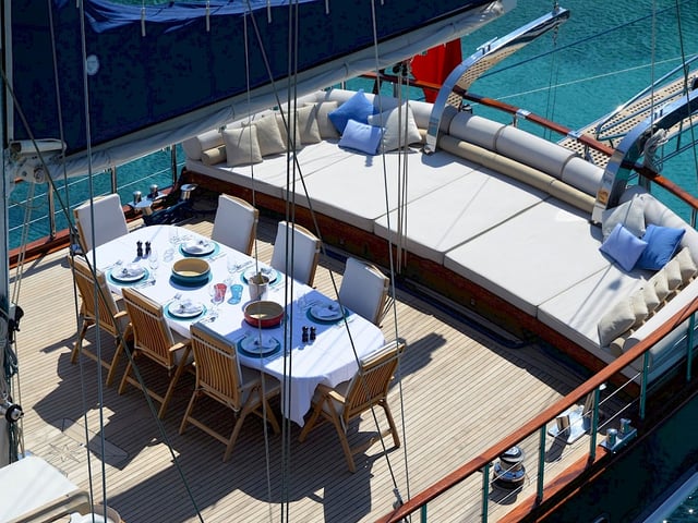 Blue Heaven yacht interior or exterior view