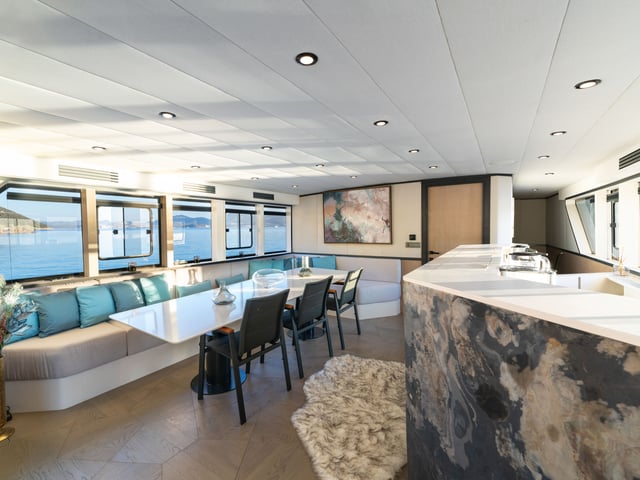 Calm Down yacht interior or exterior view