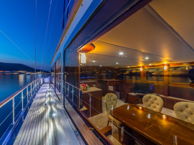 Dea Del Mare yacht interior or exterior view
