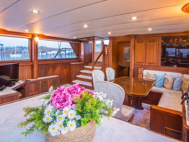 Dea Del Mare yacht interior or exterior view