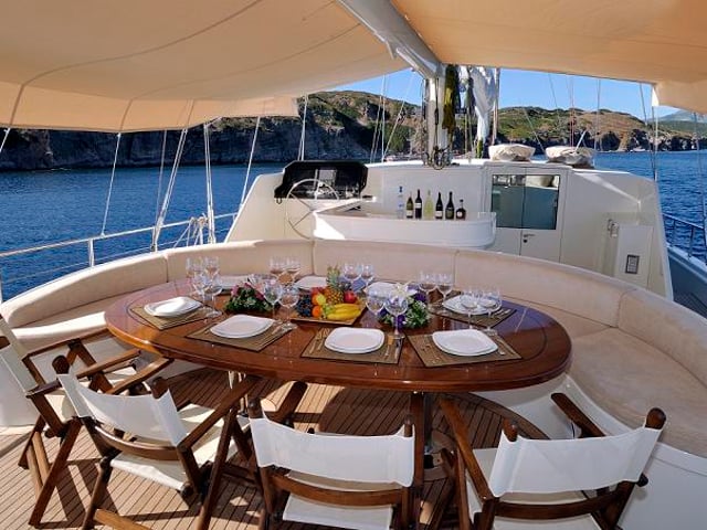 Dolce Mare yacht interior or exterior view