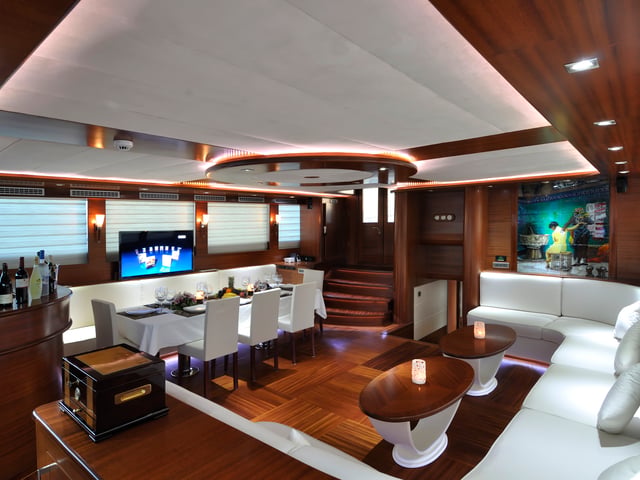 Dolce Mare yacht interior or exterior view