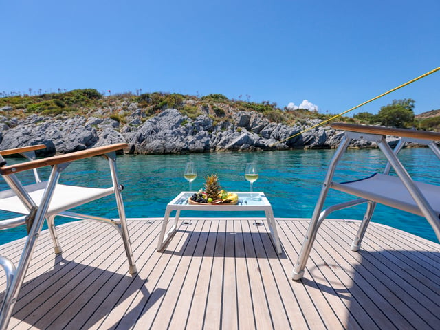 Gazella yacht interior or exterior view