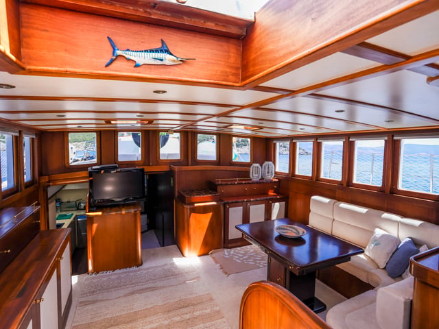 Gazella yacht interior or exterior view