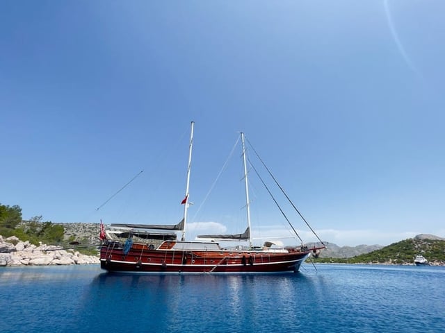 Kaptan Mehmet Bugra yacht aerial view