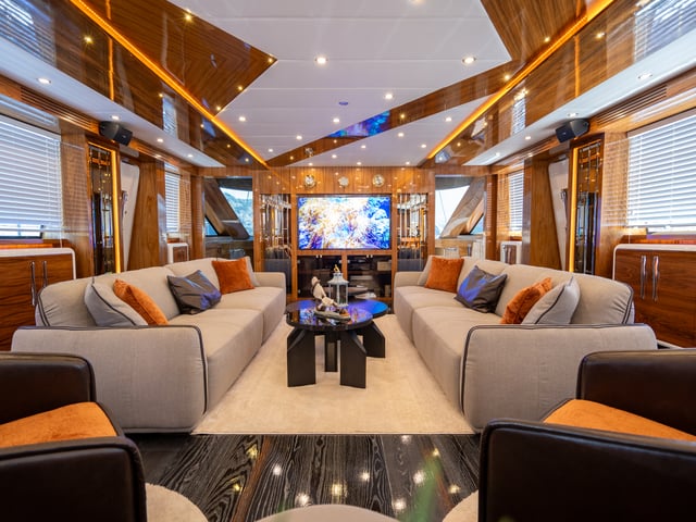 Long Island yacht interior or exterior view
