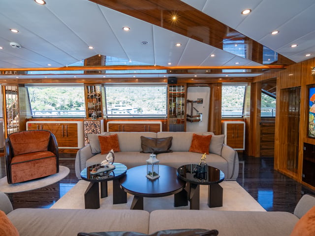 Long Island yacht interior or exterior view