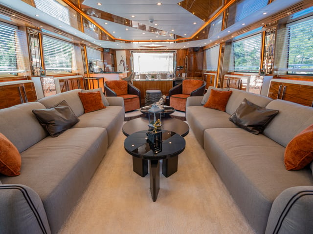 Long Island yacht interior or exterior view