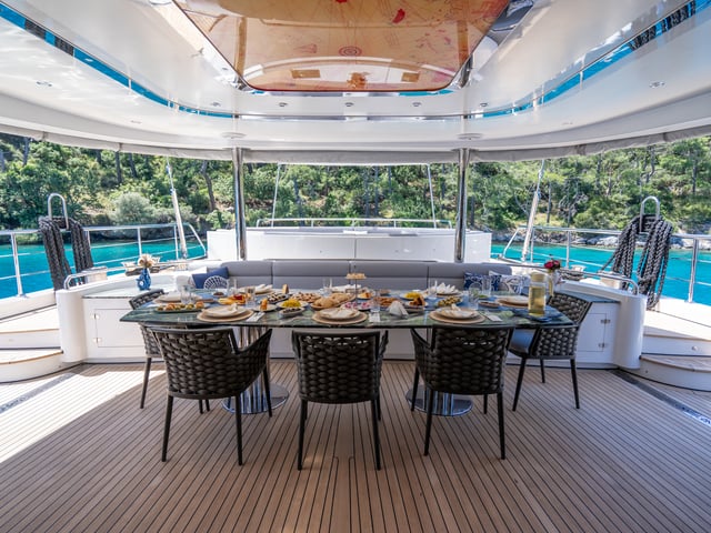 Long Island yacht interior or exterior view