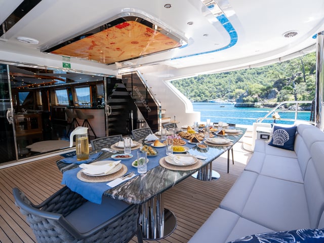 Long Island yacht interior or exterior view