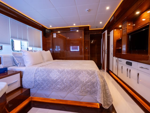 Long Island yacht interior or exterior view