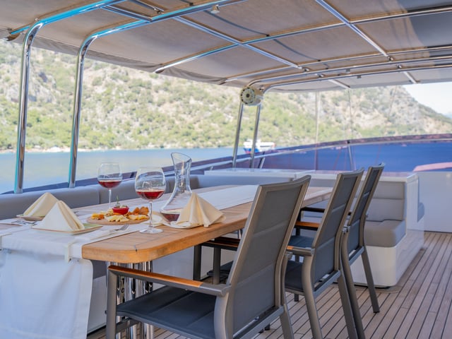 Long Island yacht interior or exterior view