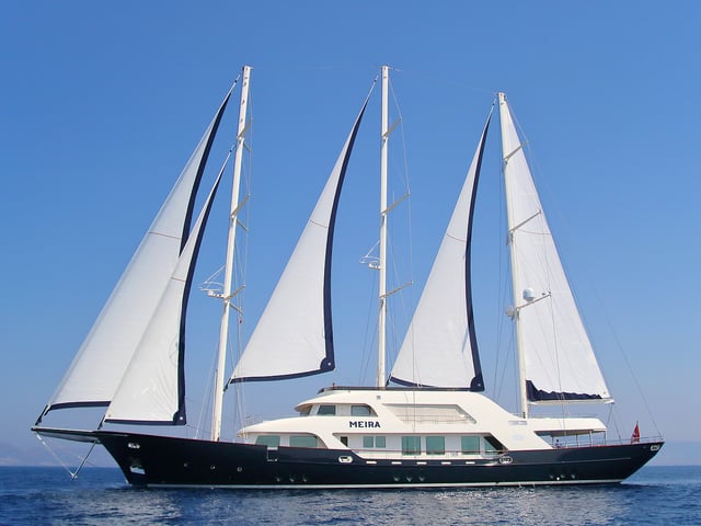 Meira yacht interior or exterior view