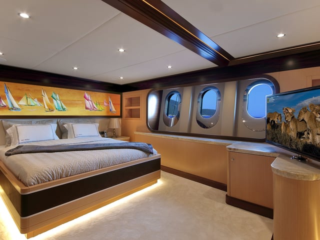 Meira yacht interior or exterior view