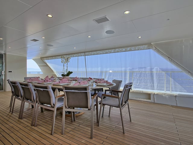 Meira yacht interior or exterior view