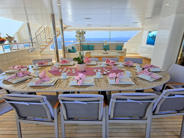 Meira yacht interior or exterior view