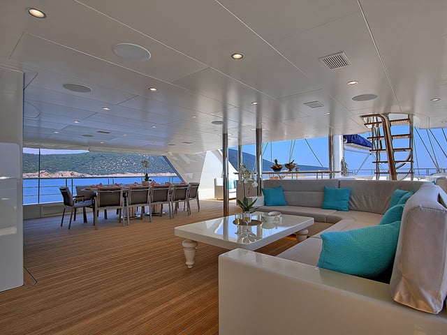 Meira yacht interior or exterior view