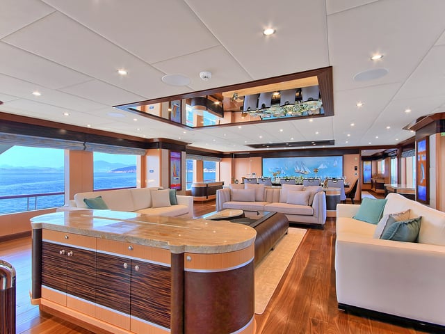 Meira yacht interior or exterior view