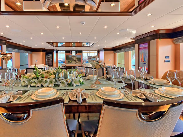 Meira yacht interior or exterior view