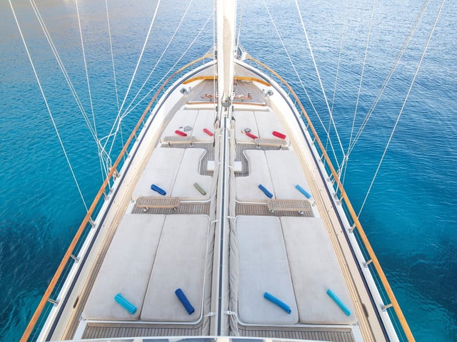 Oguz Bey yacht interior or exterior view