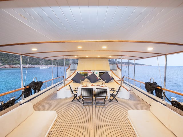 Oguz Bey yacht interior or exterior view