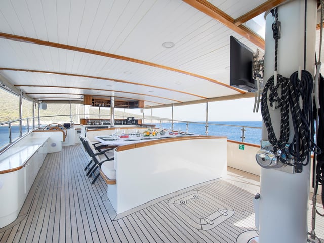 Oguz Bey yacht interior or exterior view