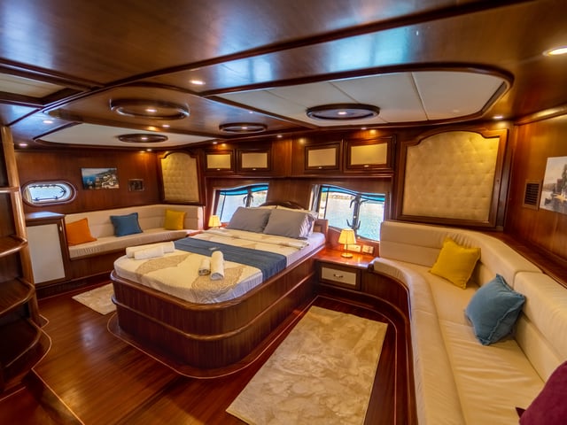 Prenses Bugce yacht aerial view
