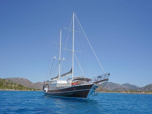 Prenses Esila yacht aerial view
