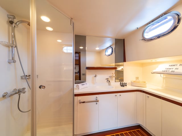 Serenity 86 yacht interior or exterior view