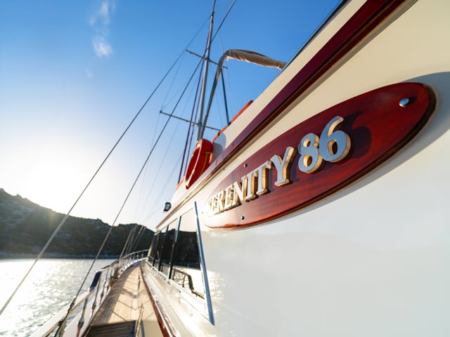 Serenity 86 yacht interior or exterior view