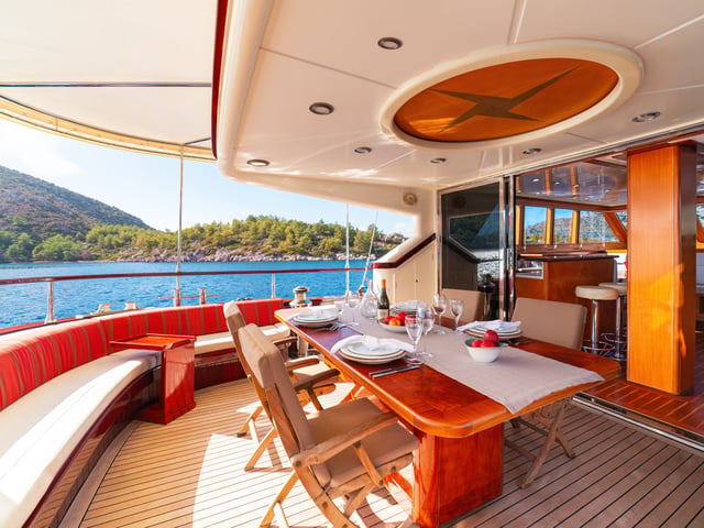 Serenity 86 yacht interior or exterior view